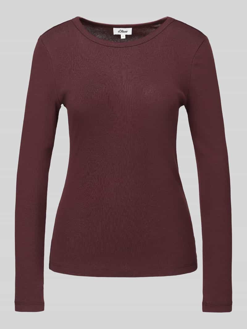 s.Oliver - female - T-shirt met lange mouwen in slim fit
