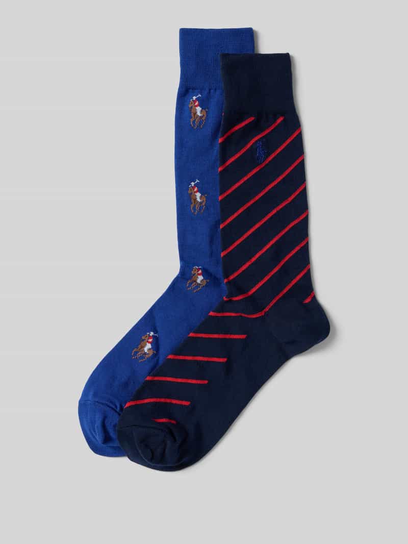 Polo Ralph Lauren Underwear Sokken met labeldetails in een set van 2 paar