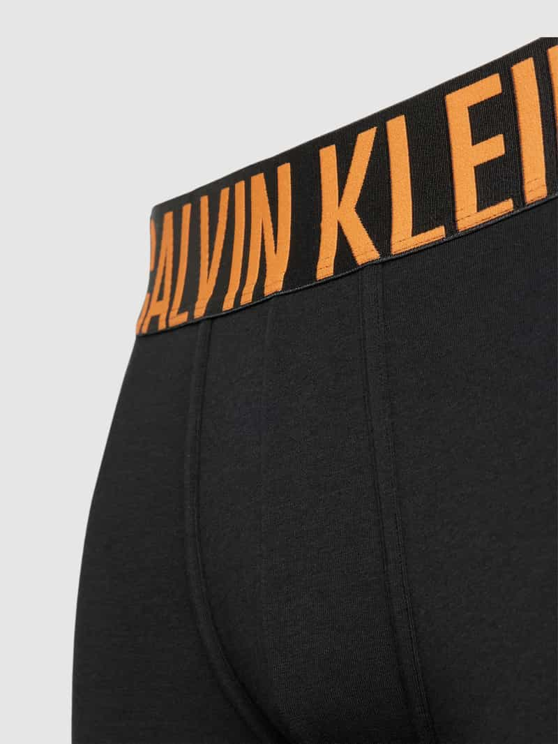 Calvin Klein Underwear Boxershort met elastische band met label in een set van 2 stuks