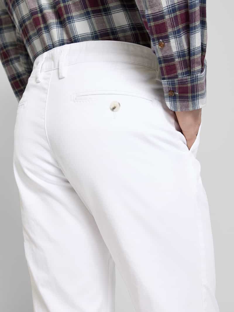 Christian Berg Men Regular fit chino met ceintuurlussen