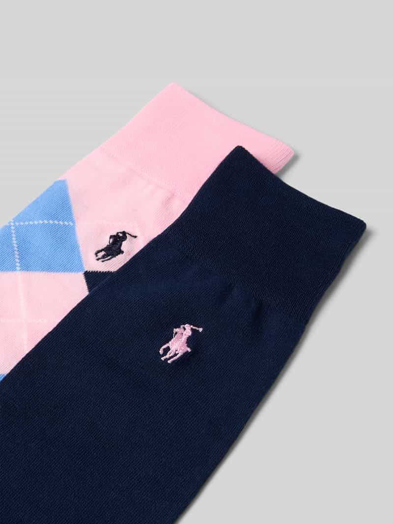Polo Ralph Lauren Underwear Sokken met logostitching in een set van 2 paar