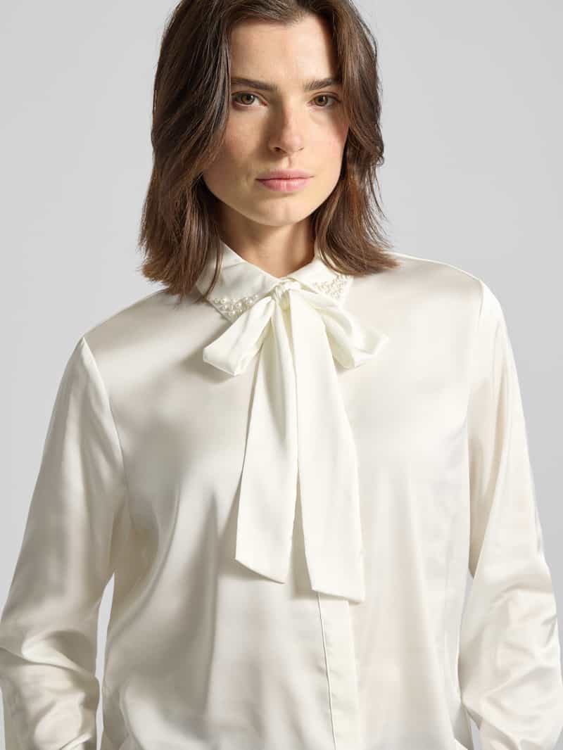 Christian Berg Woman Selection Regular fit strikblouse met kralen