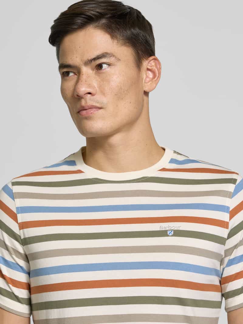 Barbour Regular fit T-shirt van puur katoen