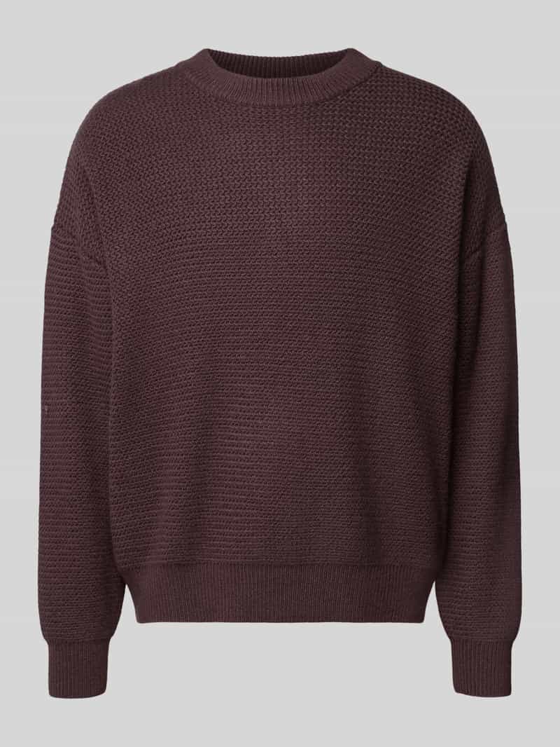 BLKVIS Gebreide pullover met ribboorden model 'Script'