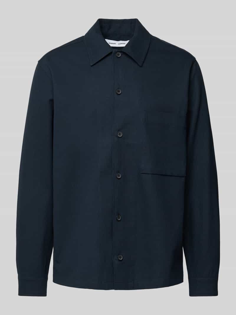 Samsøe Regular fit overhemdjack met borstzak model 'SADAMON'