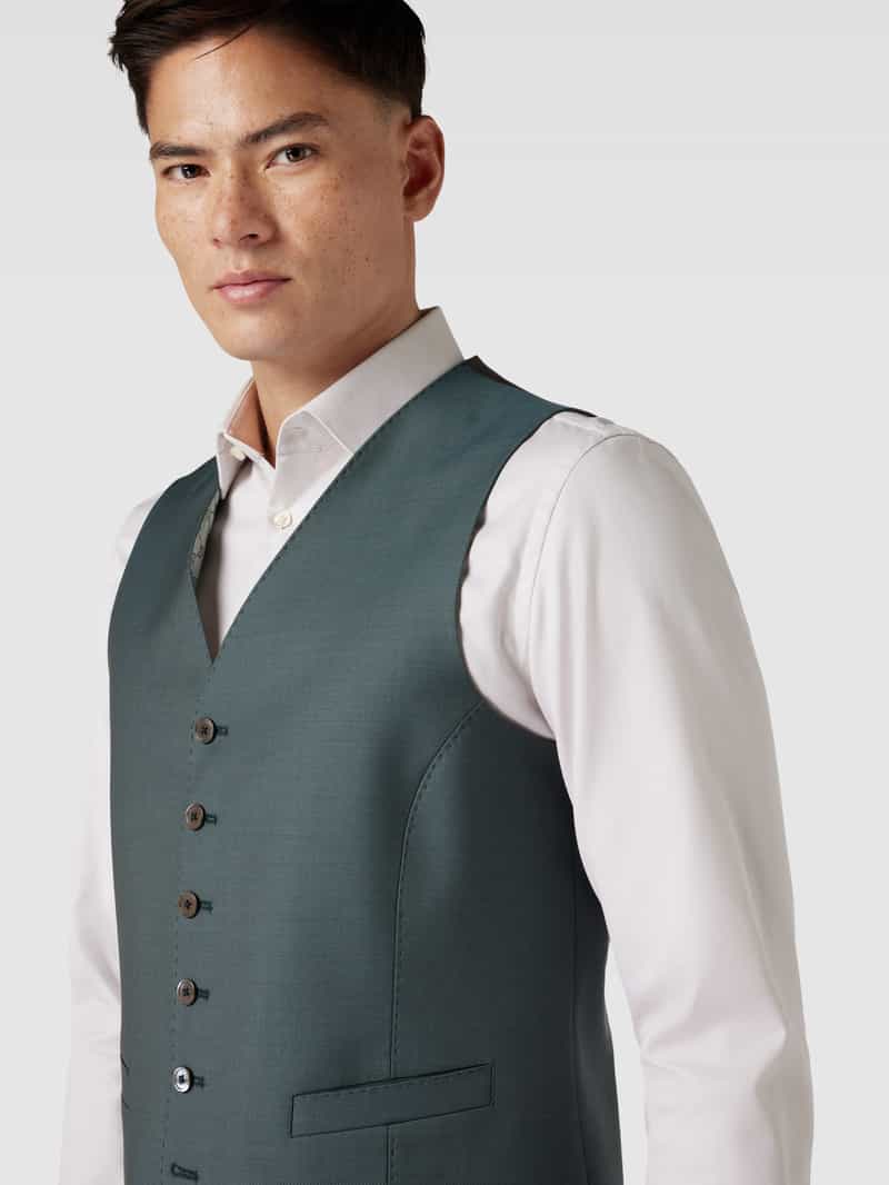 JOOP! Collection Slim fit gilet met strookzakken model 'Weazer'