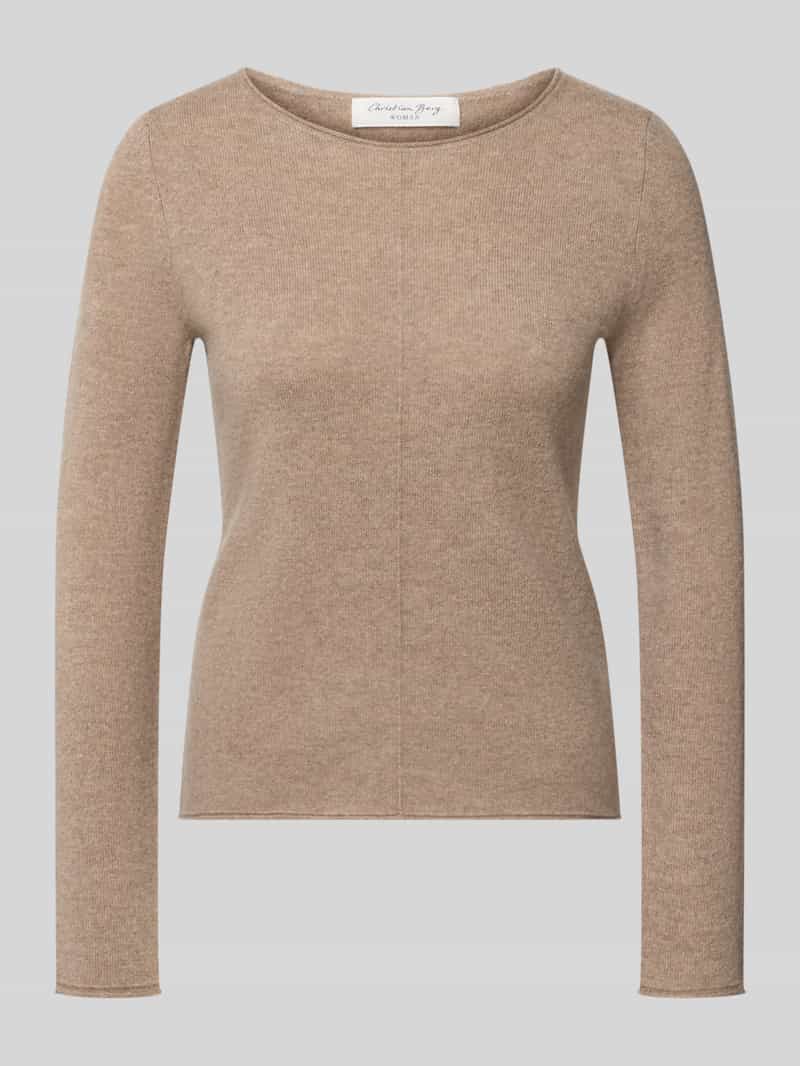 Christian Berg Woman Regular fit gebreide pullover van puur kasjmier