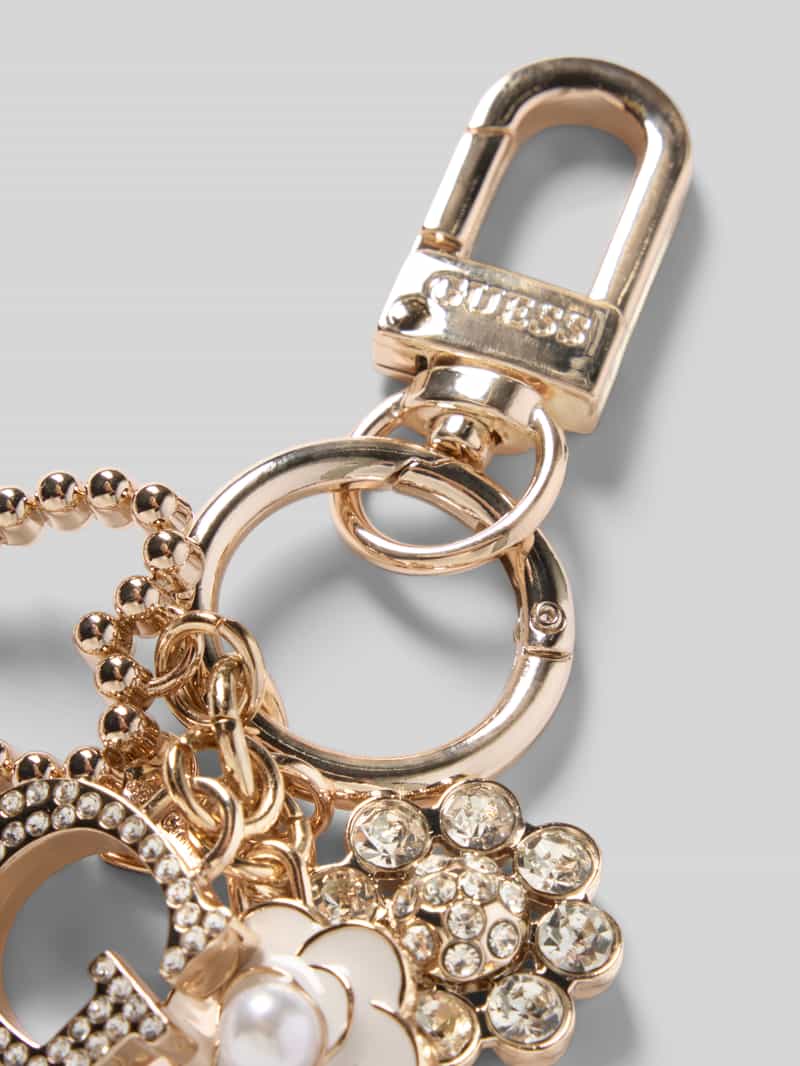 Guess Sleutelhanger met strass-steentjes model 'EVERLEE KEYCHAIN'
