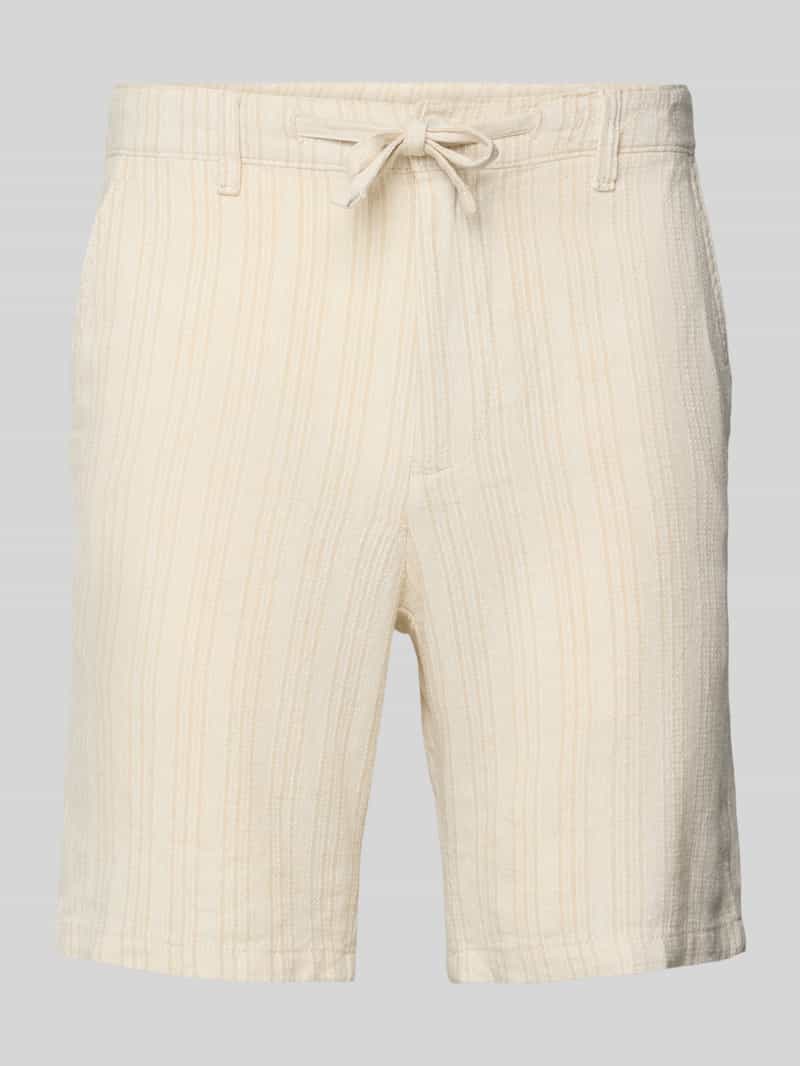 jack & jones Korte regular fit broek met tunnelkoord model 'MYKONOS'