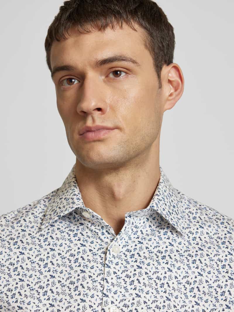 Selected Homme Slim fit vrijetijdsoverhemd met kentkraag