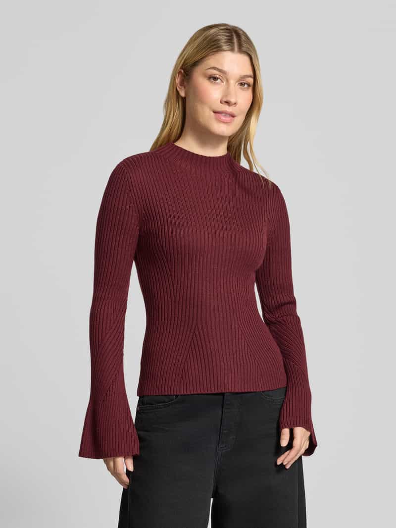 Boss Orange Slim Fit pullover van scheerwolmix model 'Farberdenna'