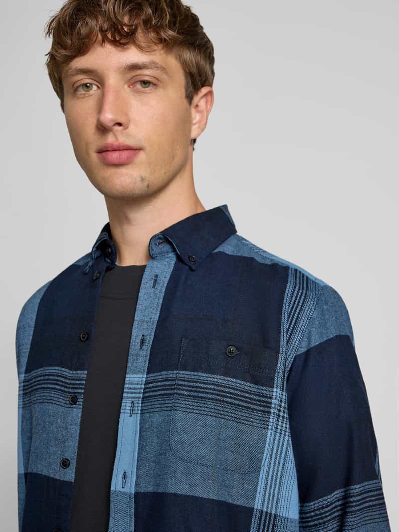 Blend Regular fit vrijetijdsoverhemd met button-downkraag model 'Dac