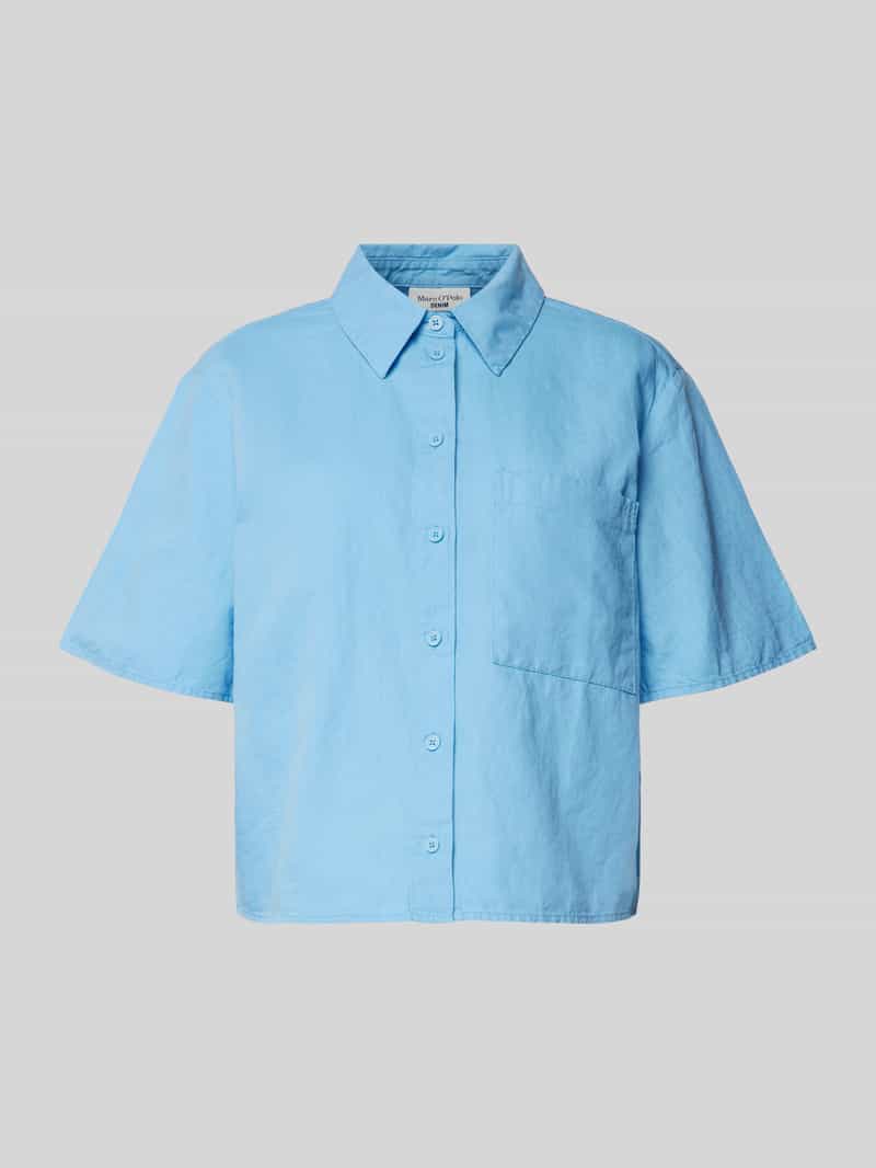 Marc O'Polo DENIM Korte overhemdblouse met borstzak