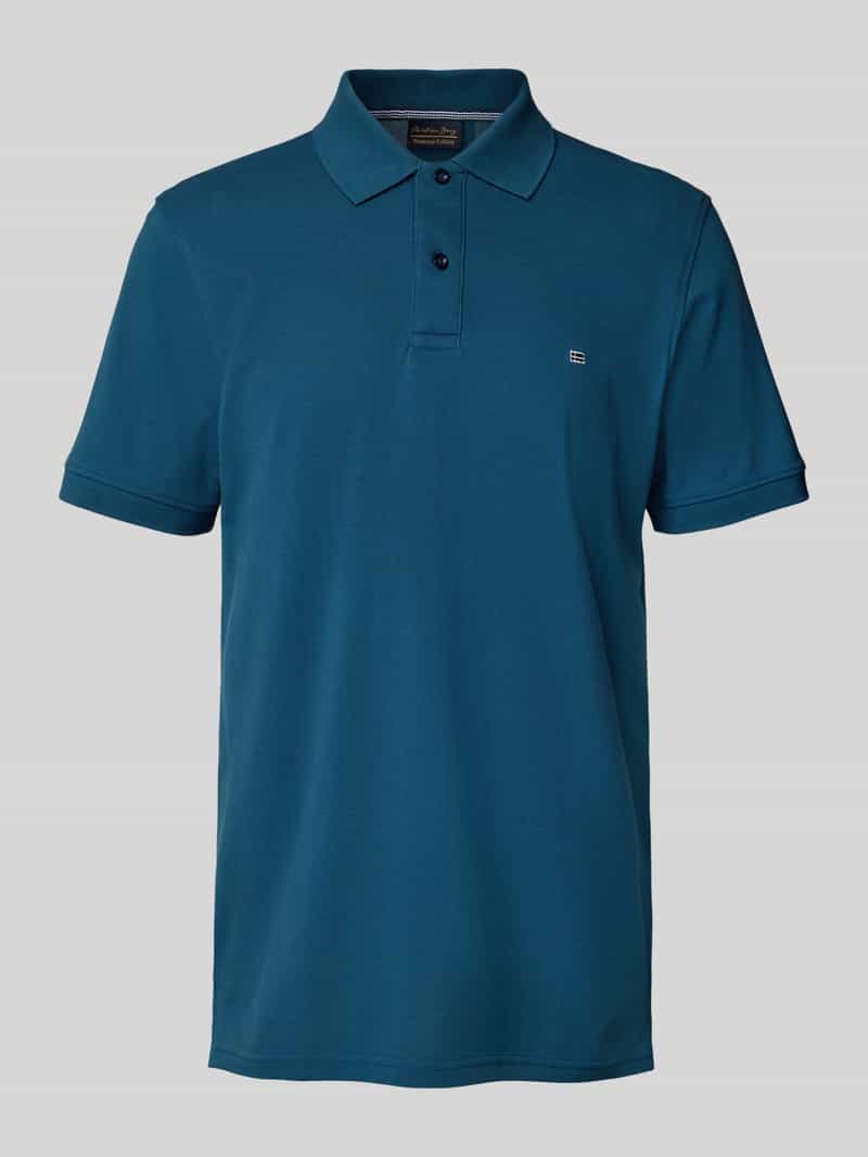 Christian Berg Men Regular fit poloshirt met logostitching