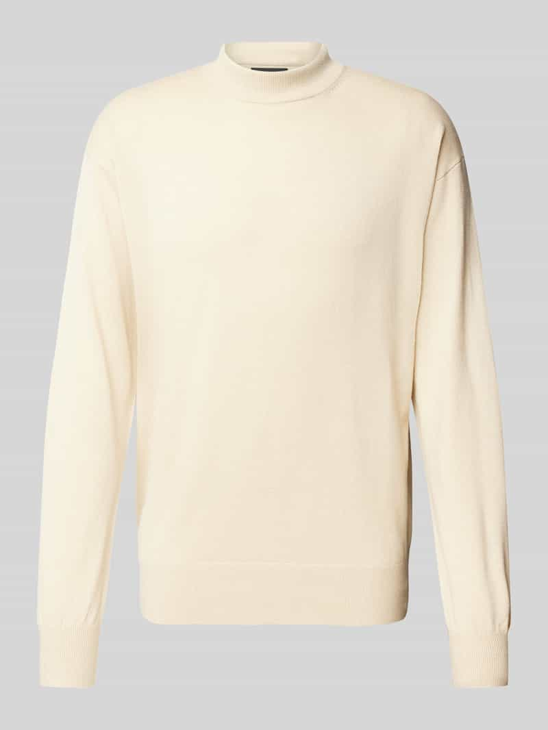 Scotch & Soda Gebreide pullover met opstaande kraag