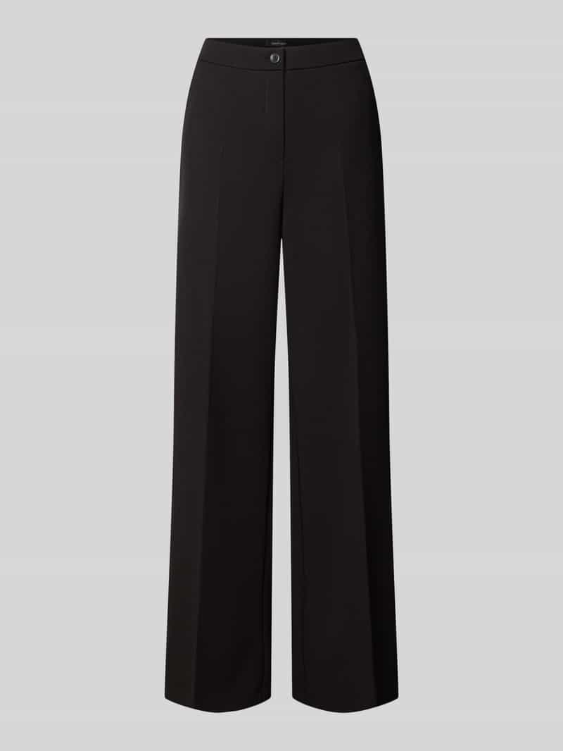 Stehmann Wide leg broek met steekzakken model 'Hillda'