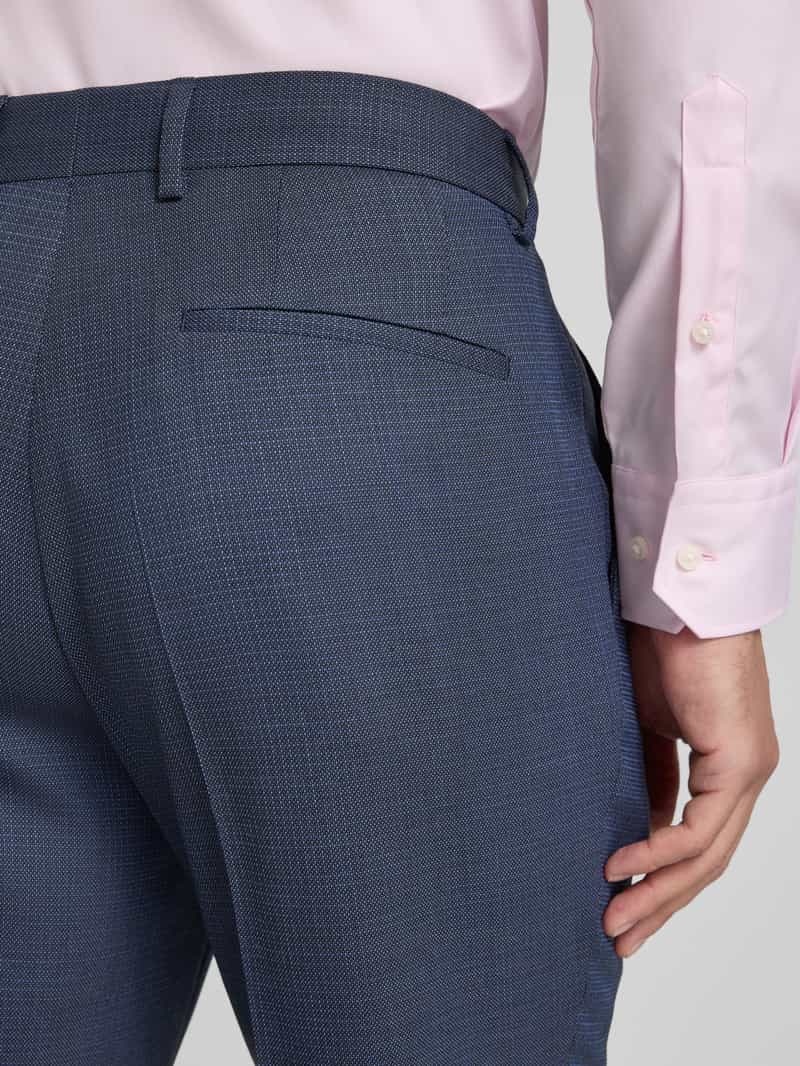 Boss Regular fit pantalon met persplooien model 'Lenon'