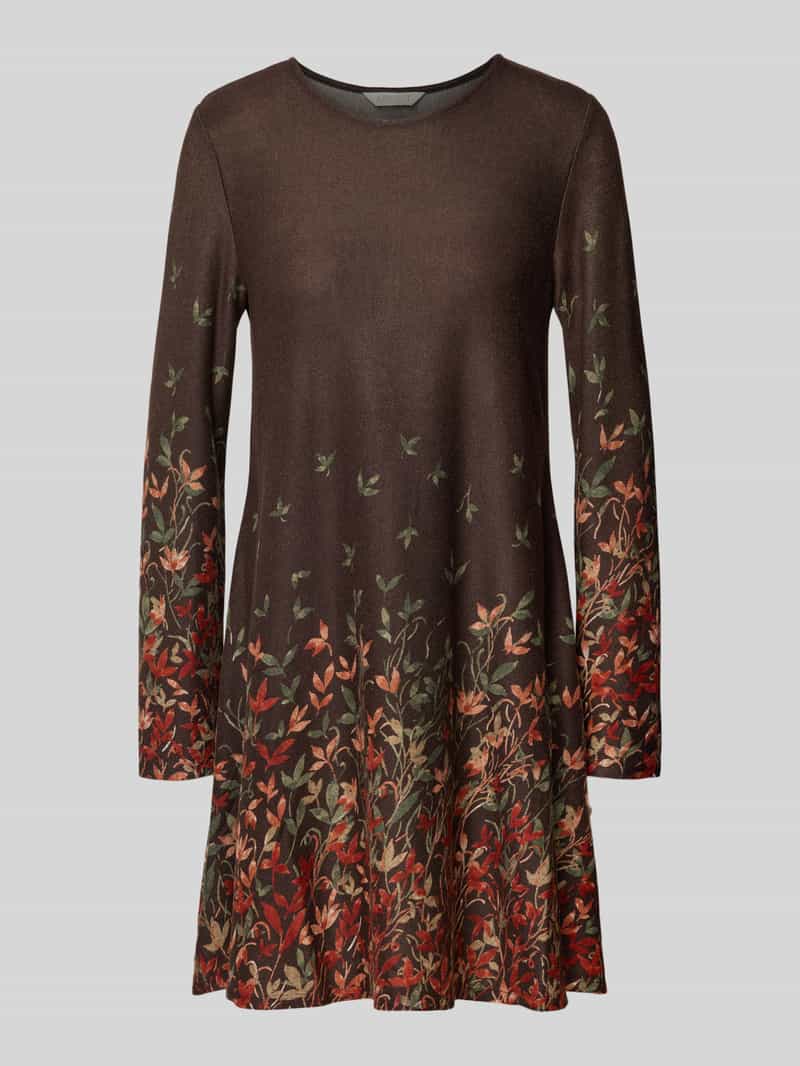 Apricot Mini-jurk met ronde hals
