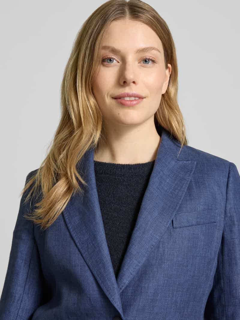 Weekend Max Mara Linnen blazer met reverskraag model 'NALUT'