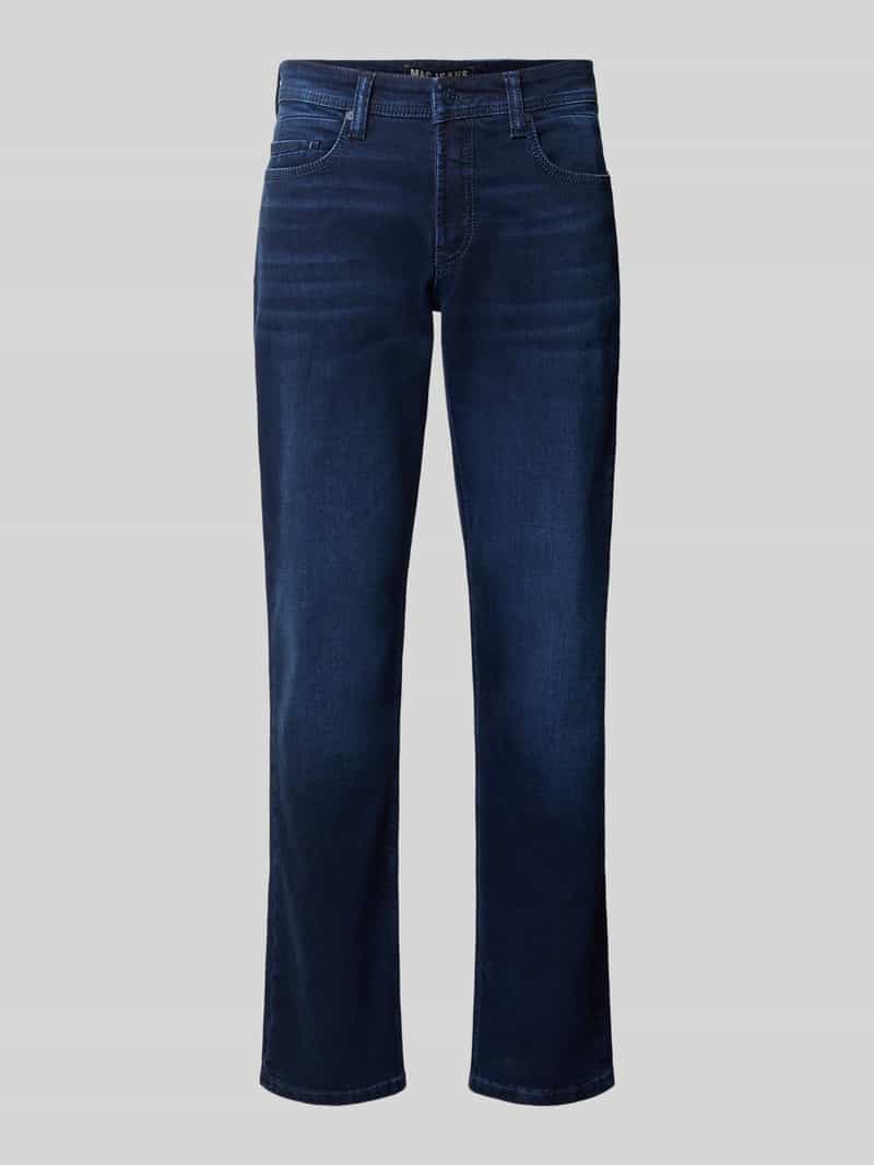 MAC Slim Fit jeans met dark wash