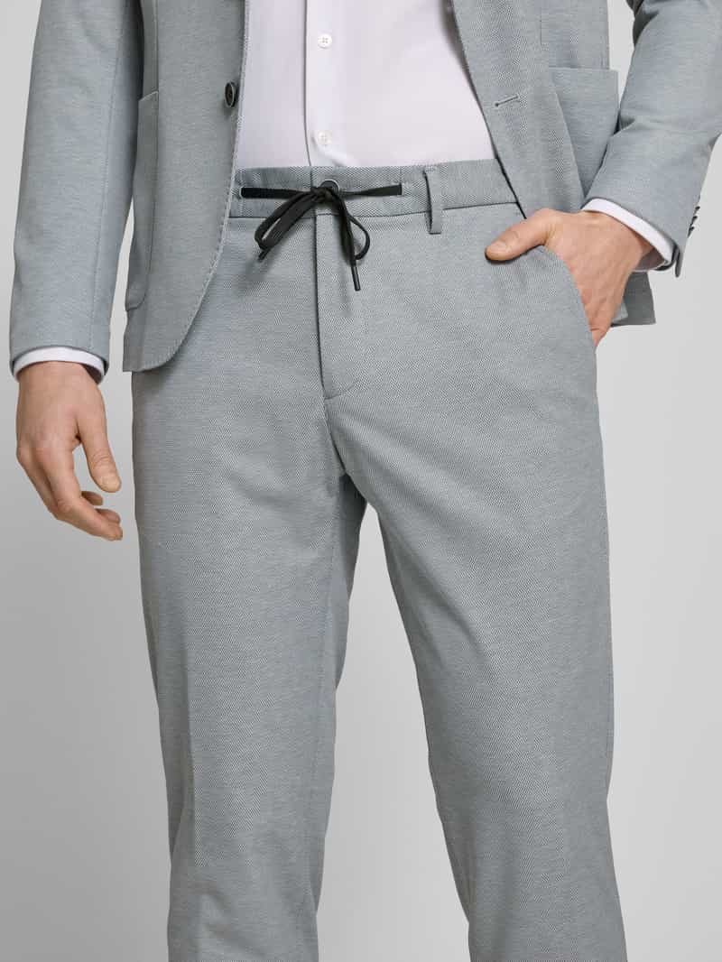 s.Oliver BLACK LABEL Regular fit pantalon met viscose