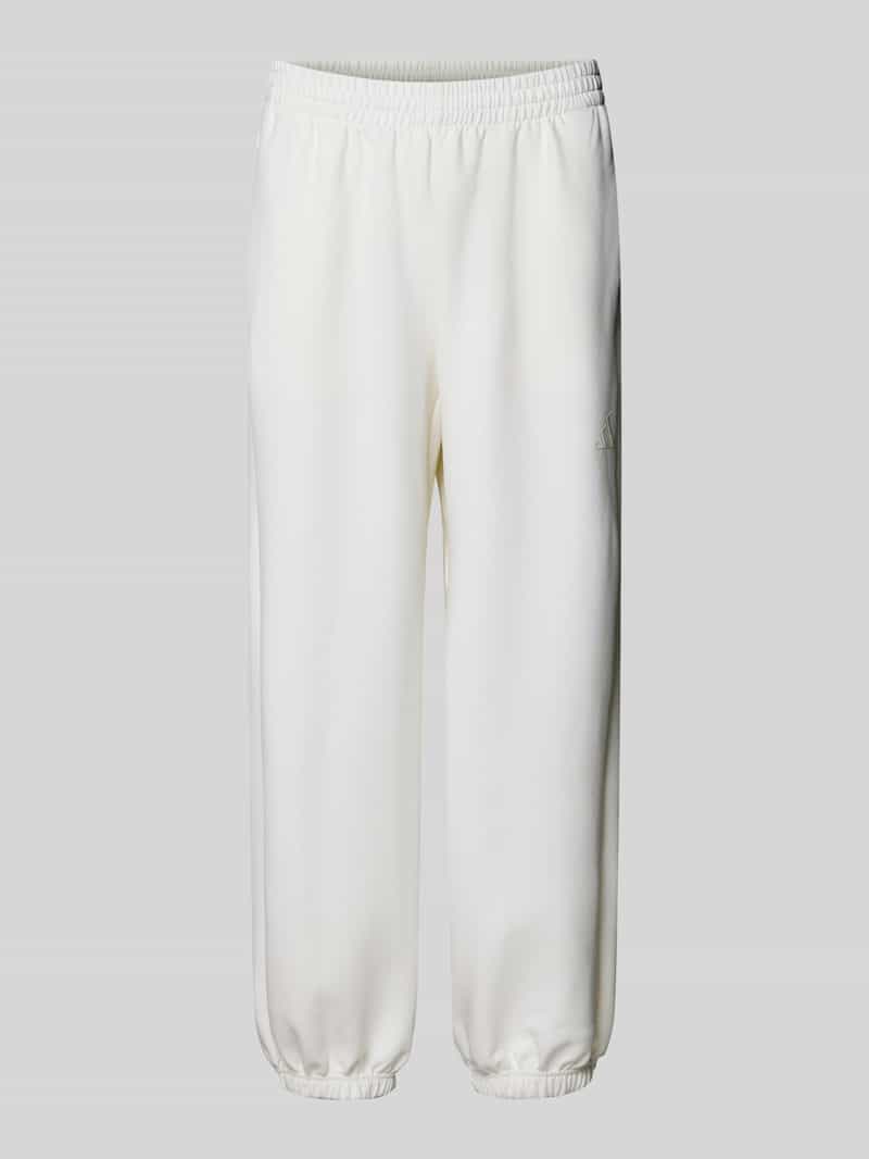 regular fit sweatpants met katoen en modal