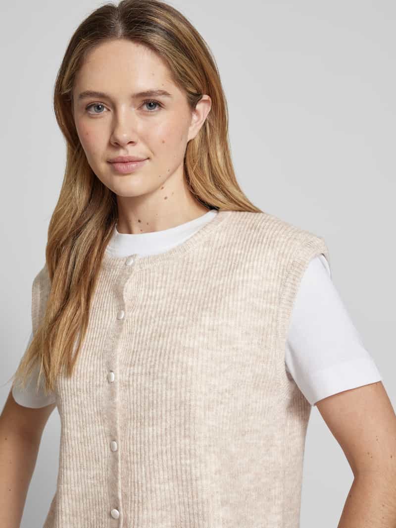 NEO NOIR Mouwloos vest met ronde hals model 'Everest'