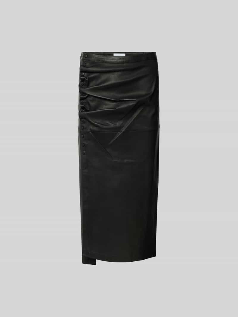 Midirok met knoopsluiting