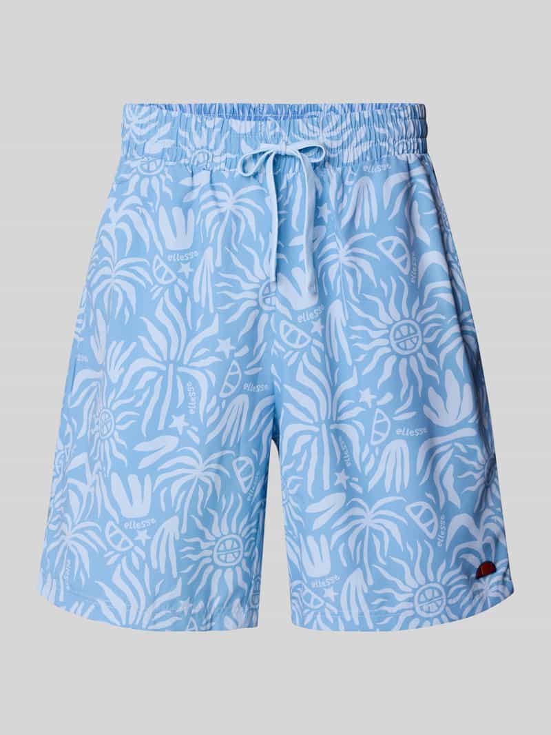 Ellesse Relaxed fit korte broek met logobadge model 'SCORCHANO'