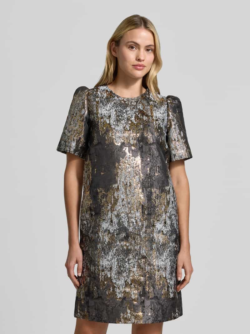 Joop! Cocktailjurk met glinsterend jacquard-effect