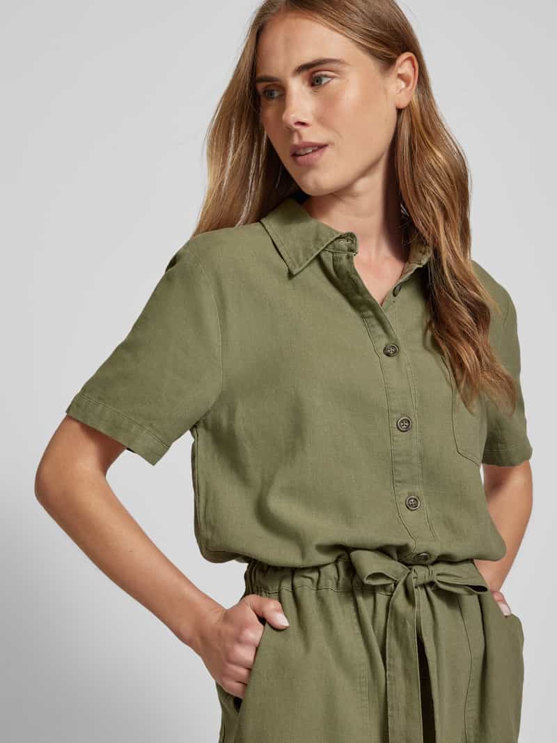 FREE QUENT Jumpsuit met stoffen riem model 'Lava'