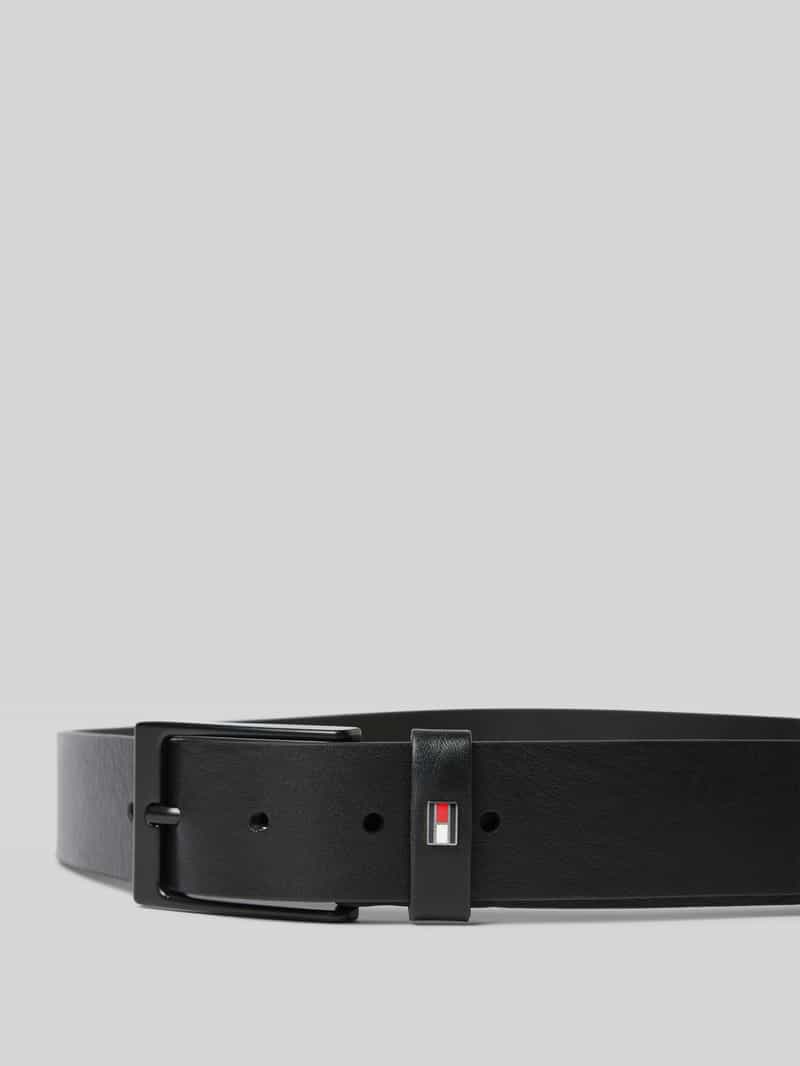 Tommy Hilfiger Leren riem met logo-applicatie