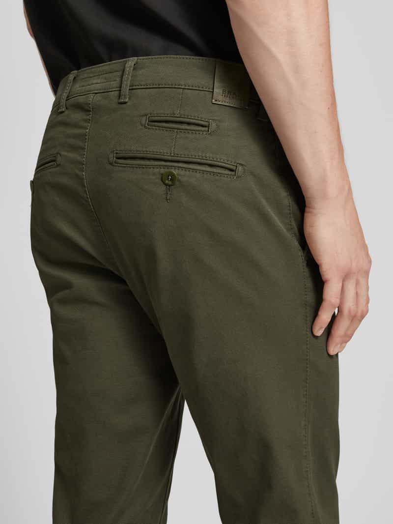 BRAX Broek met knoop- en ritssluiting model 'FABIO'