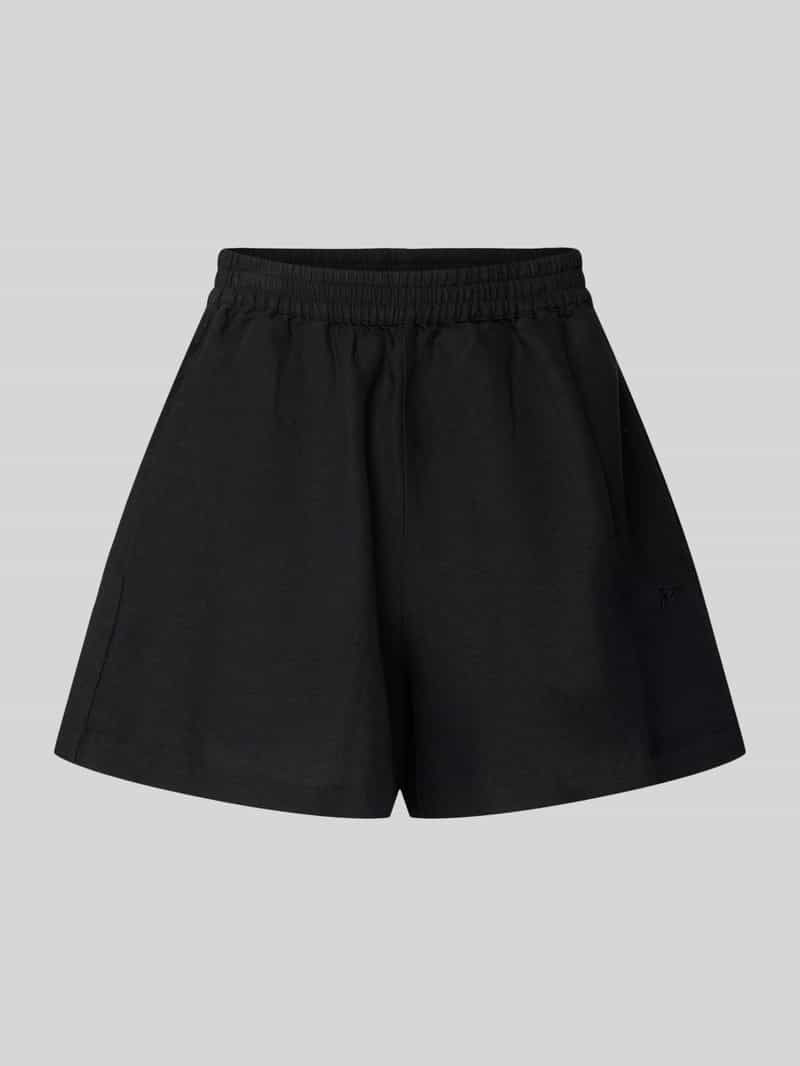 relaxed fit short van mix van linnen en viscose model 'TALLAN'