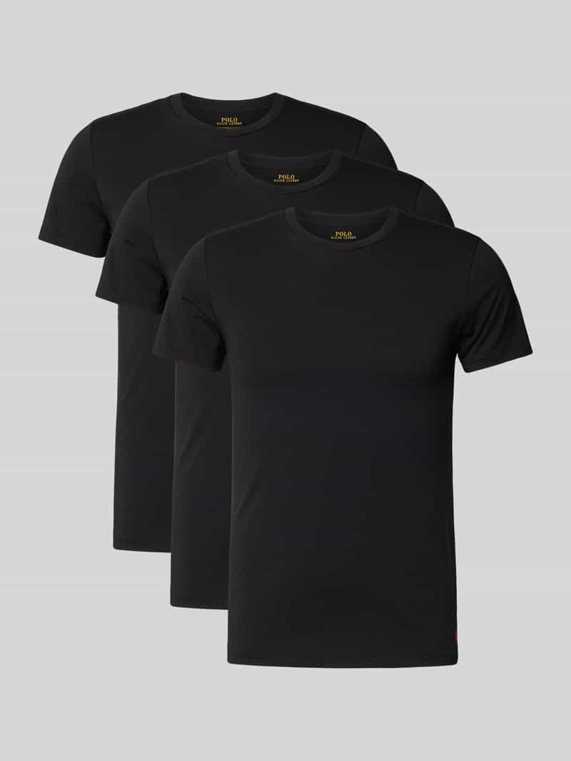Regular Fit T-shirt van katoenmix in 2-pack