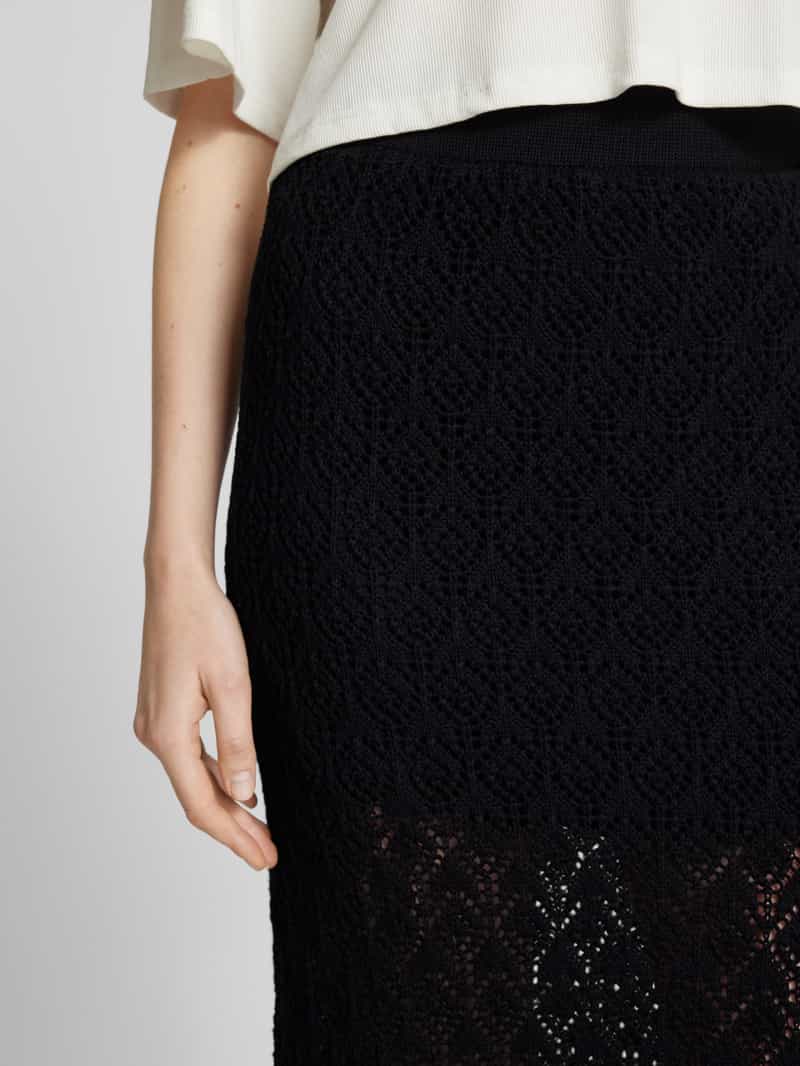 Selected Femme Maxirok met elastische band model 'NIVA'