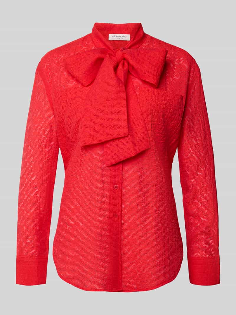 Christian Berg Woman Regular fit strikblouse van viscosemix