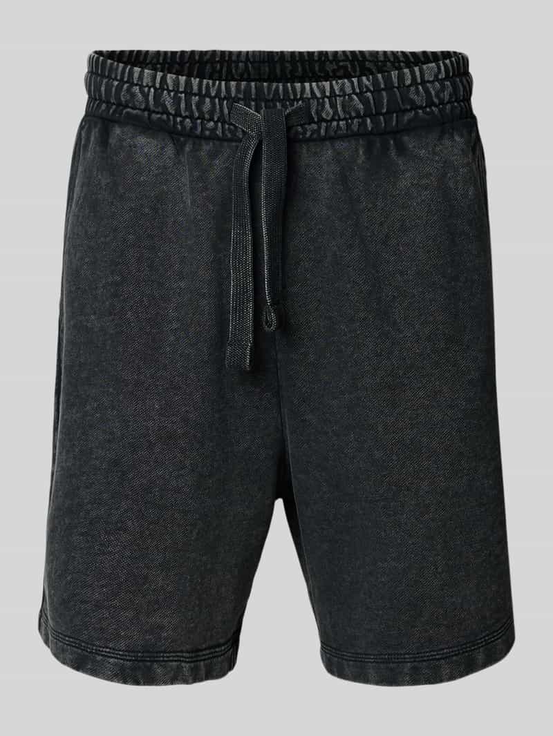 Hugo Blue Korte broek met elastische band model 'Nebusho'