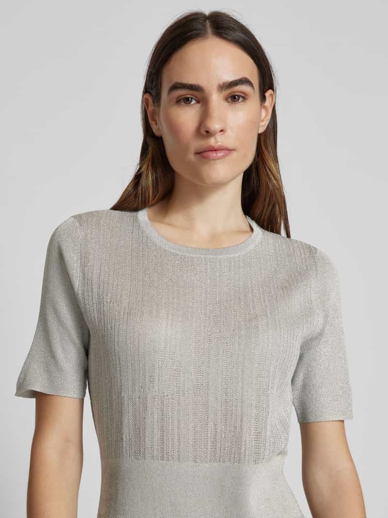 Armani Exchange Knielange jurk met ronde hals
