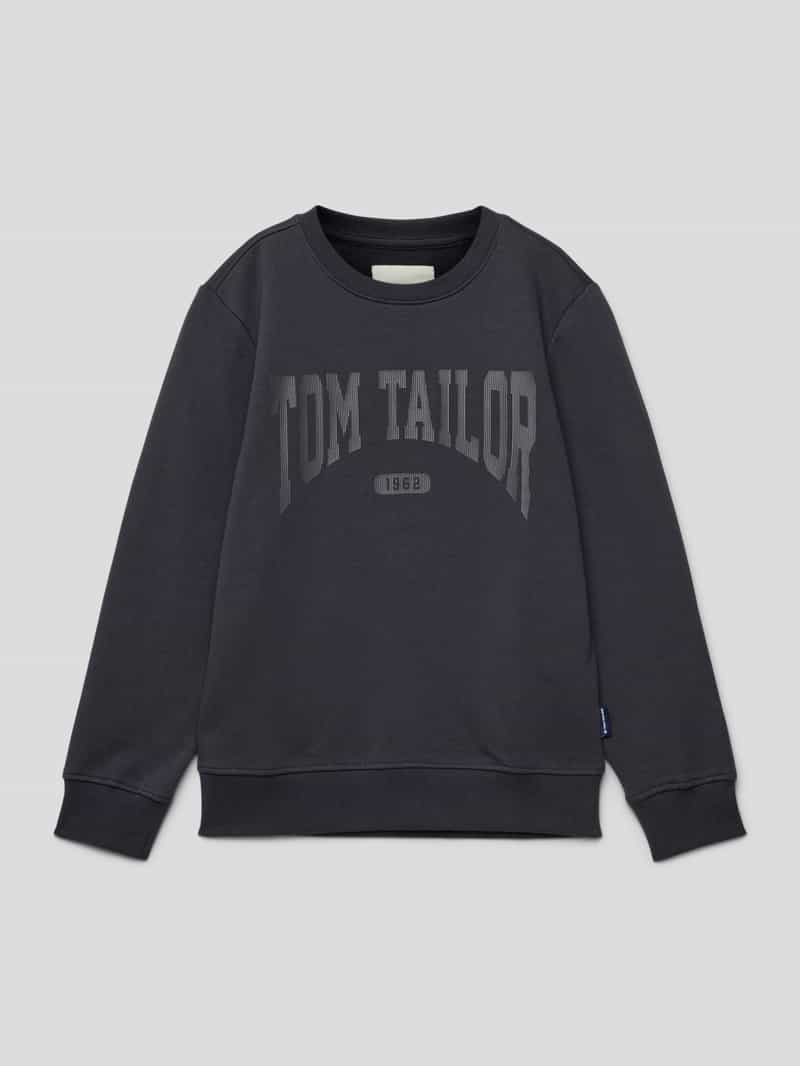 Tom Tailor Sweatshirt met labelprint