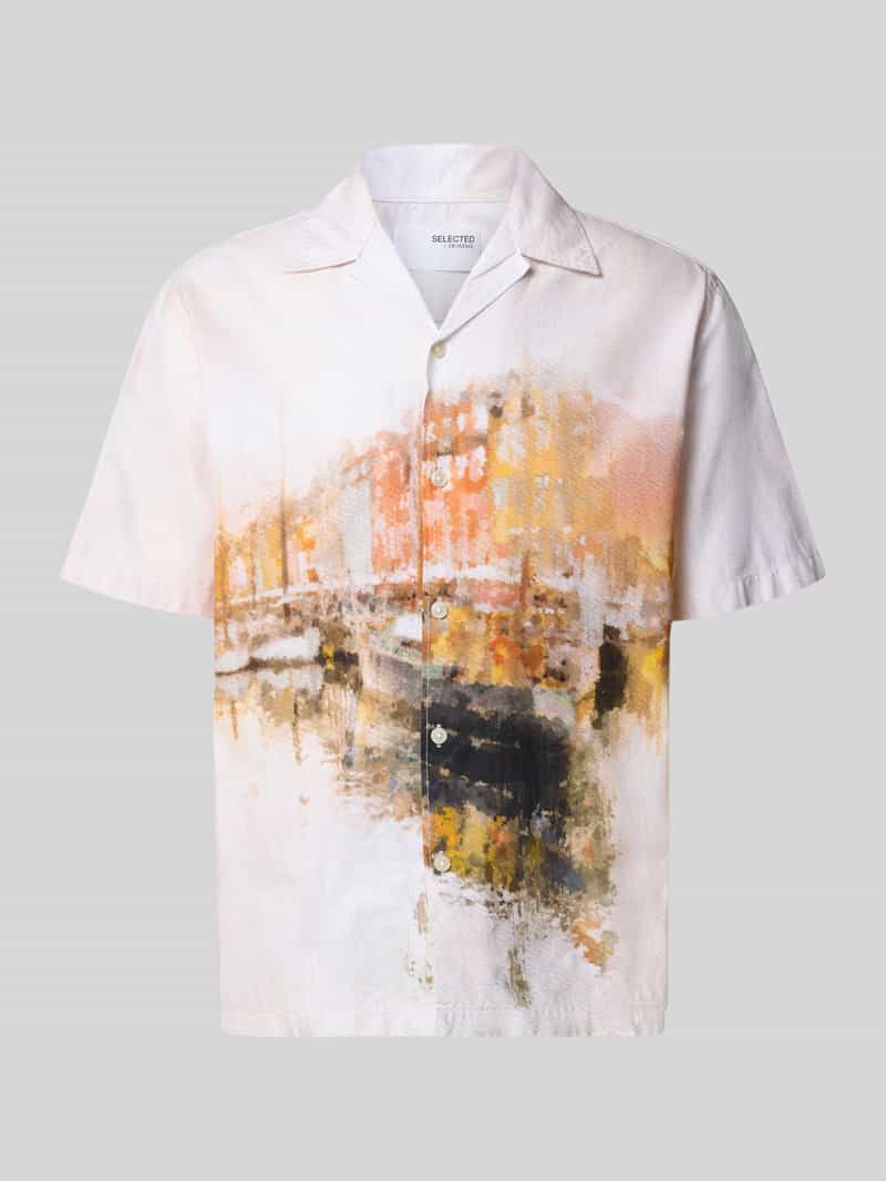 Selected Homme Relaxed fit vrijetijdsoverhemd van puur katoen