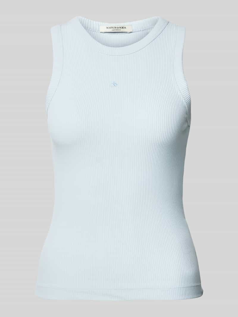 Scotch & Soda Tanktop met logostitching
