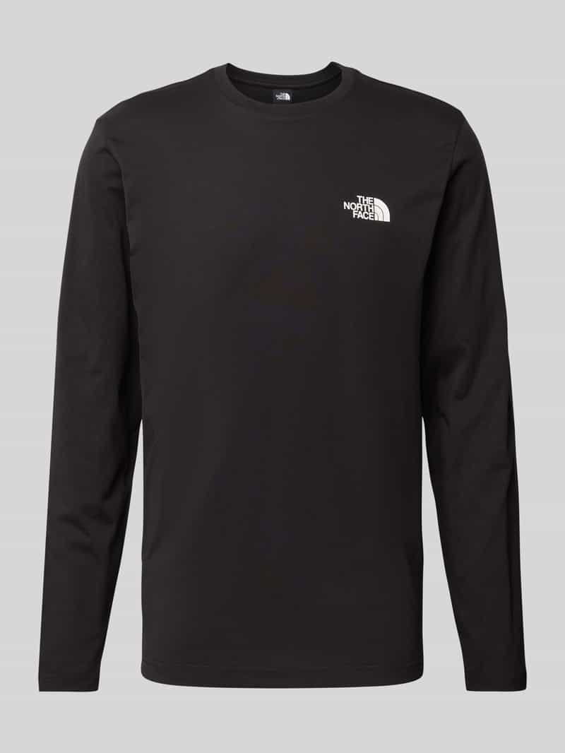 The North Face Shirt met lange mouwen en labelprint