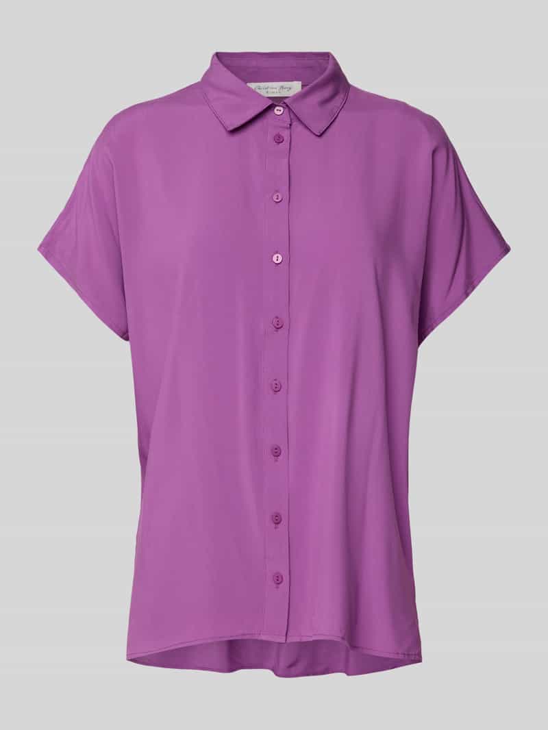 Christian Berg Woman Regular fit overhemdblouse met kapmouwen