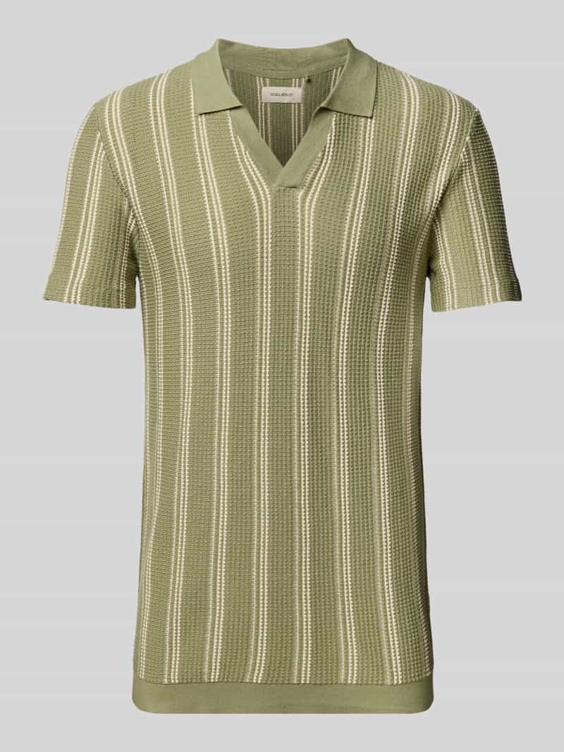 Blend Slim fit poloshirt met ribboorden model 'BHAMOS'