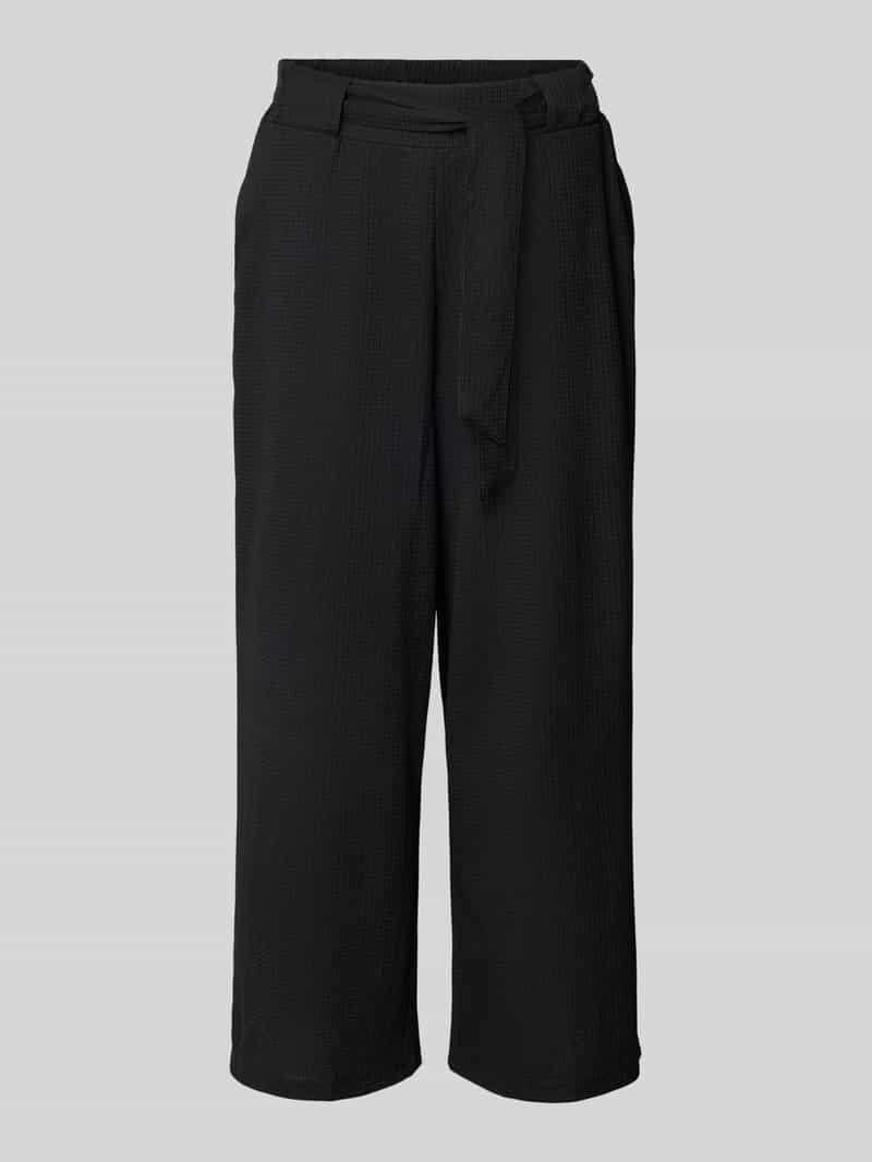 Tom Tailor Denim High rise culotte met strikceintuur