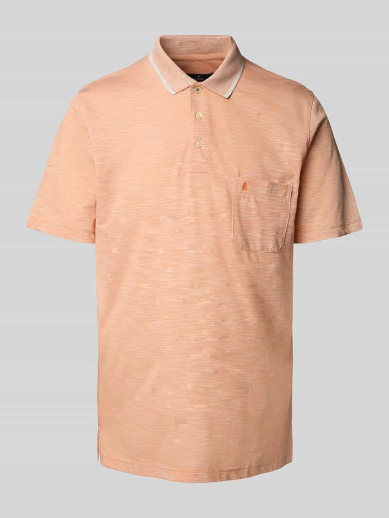 RAGMAN Regular fit poloshirt met borstzak