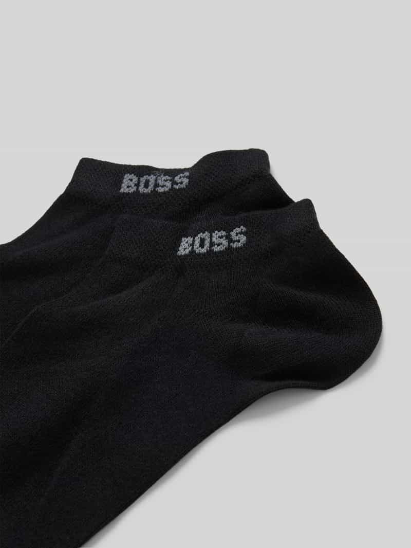 Boss Sneakersokken van katoenmix in een set van 2 paar