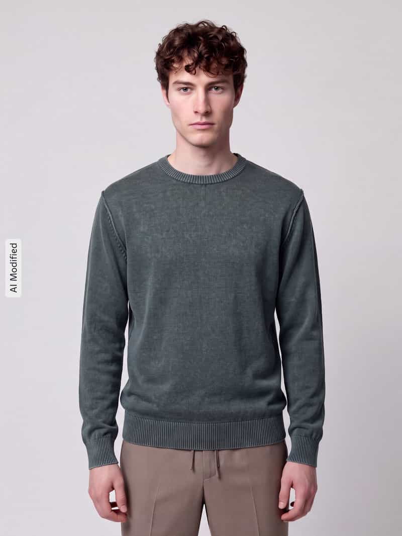 Only & Sons Regular fit pullover van puur katoen