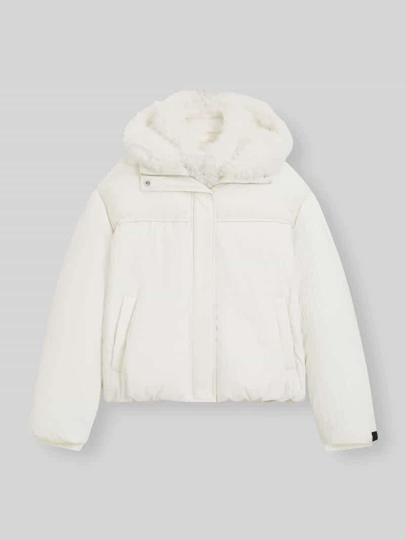 Boss Regular fit gewatteerd jack met inzetten van jacquard model 'PEXIA'